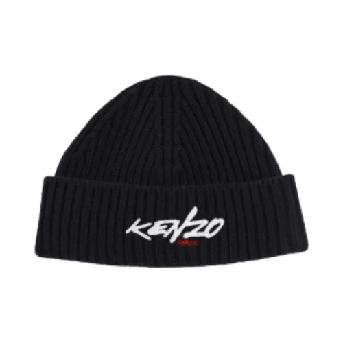 KENZO Шерсть Бини Унисекс Черный