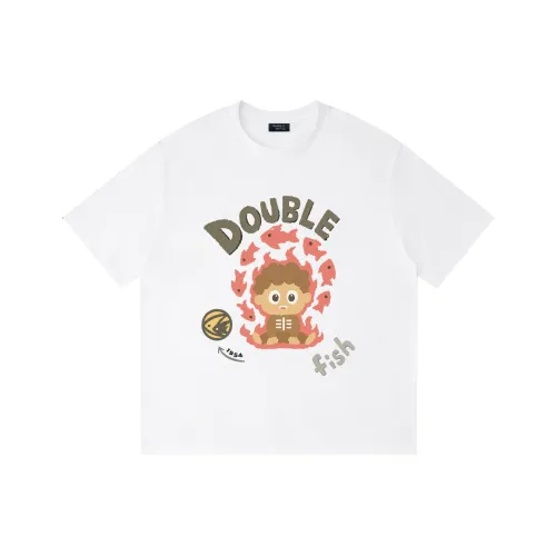 DOUBLEFISH Короткий рукав T-рубашки унисекс