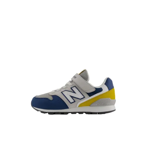 New Balance NB 996 Дышащий Поддержка Низкий Верх Детские Лайфстайл Обувь Серый Синий Детский