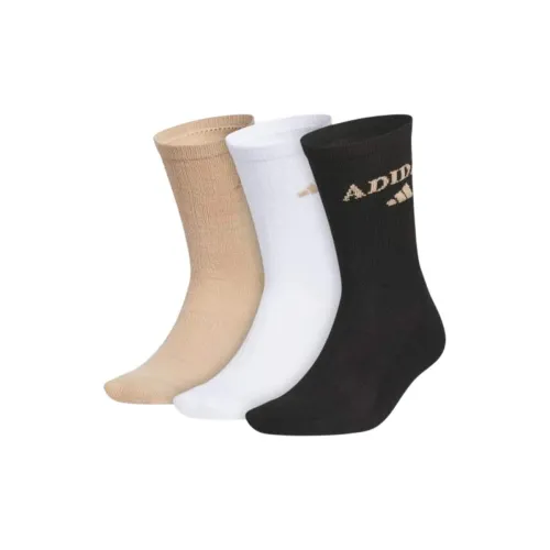 adidas Clothing 3 пачки носков Mid: Песчаник + Белый + Черный, мужские, до икры