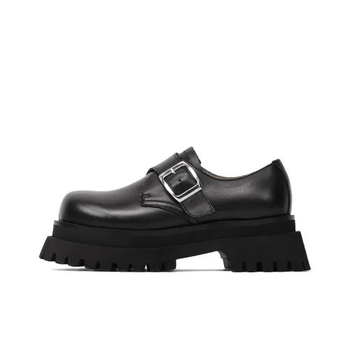 Search For Steps Повседневные кожаные туфли унисекс черные