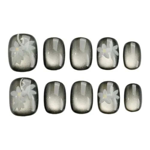 SHIZHIHONGCAN Ручная работа Фальшивая Погоня Короткий Квадратный и Круглый Черный Градиент Кошачий Глаз