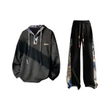 Комплект одежды - Черный топ + Черные штаны