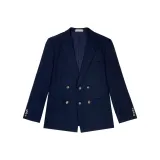 Темно-синий костюм пальто MB02