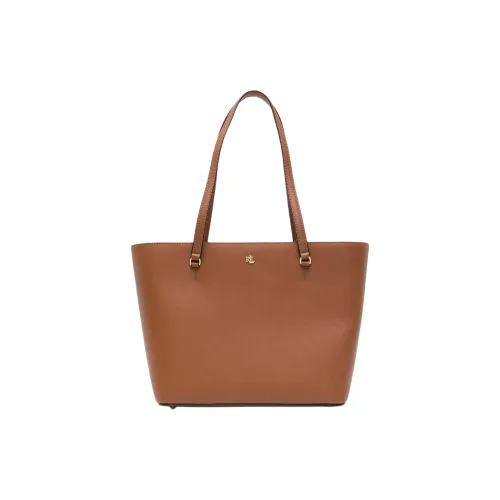 LAUREN RALPH LAUREN Сумка через плечо из кожи среднего размера женская коричневая