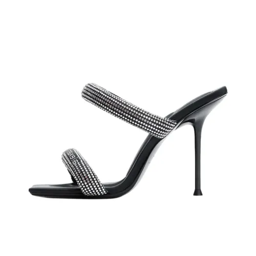 Alexander Wang Rubber Slide Тапочки Женские Черные