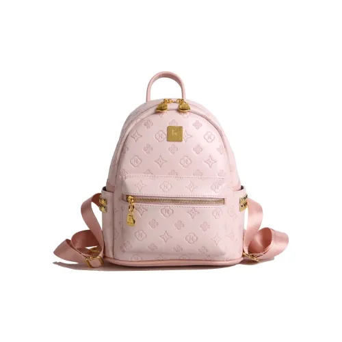 Gerlanx ПУ (полиуретан) Рюкзак Женские Розовый Белый