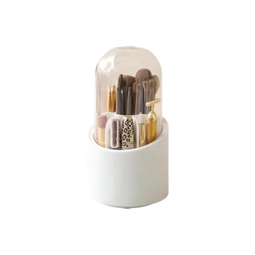 MUXI BABY Вращающийся Пылезащитный Косметический Стол Прозрачный Кисть для Макияжа Хранение Ведрообразный