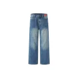 Винтажный синий [Красно-белый]