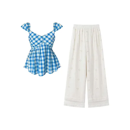 DOKZB Синий Женские Повседневные костюмы