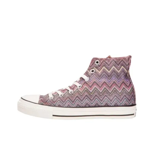MISSONI x Converse Chuck Taylor All Star High Топ Кеды Унисекс Розово-фиолетовый