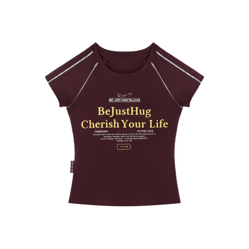 BJHG Реглан рукав T-рубашка Женская