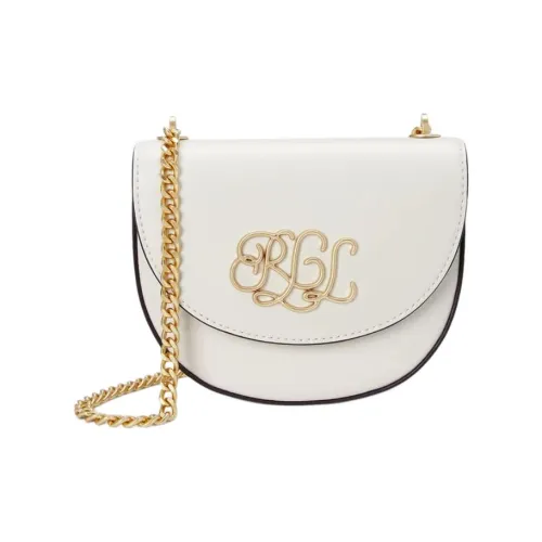 LAUREN RALPH LAUREN GRAIN LEATHER Сумка через плечо Маленькая Женская Белая