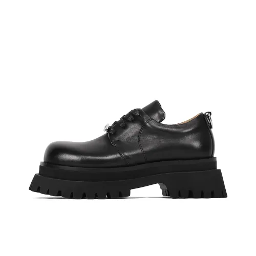 Search For Steps Повседневные кожаные туфли унисекс черные