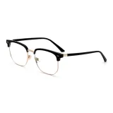 Черный Золотой [Защита от синего света, 0 диоптрий, меняющий цвет [Серый, Коричневый, Синий, Фиолетовый, Розовый, Оранжевый]] Записка Цвет