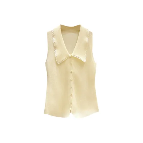 ADXKM Кремово-желтые Женские футболки