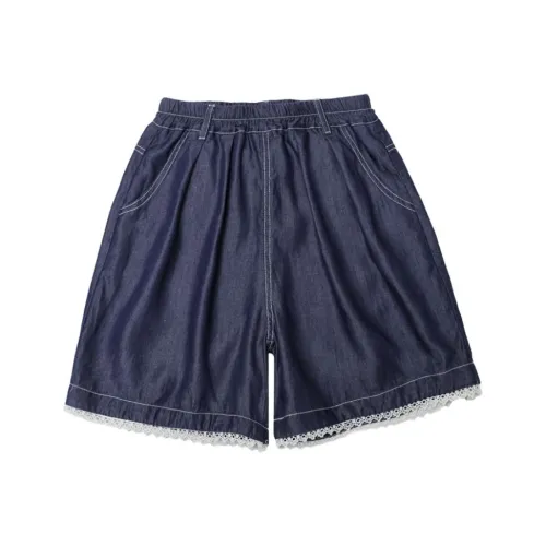 PROTECTCAMEL Тенсель Деним Кружево Отделка Шорты Дошкольный Короткий