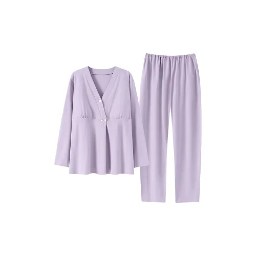 REDU Светло-фиолетовый Женские Пижамные Комплекты