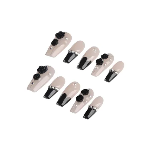 YIYIHE POWERFUL And Элегантный черный Розовый MID Длина Укороченный Короткий Квадрат Круглый Нежно-розовый Черный Jump Цвет