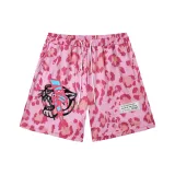 160 Pink (Розовый Lightning Leopard + Ткань вязаная Label)
