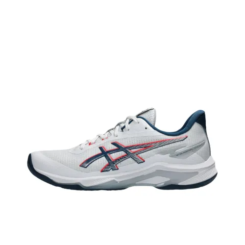 Asics NETBURNER BALLISTIC FF 4 Дышащие Поддерживающие и Легкие Кроссовки для тренировок Унисекс Белые и Синие