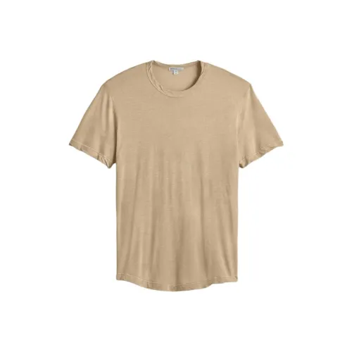 JAMES PERSE Светлый хаки Краска Мужская T-рубашка