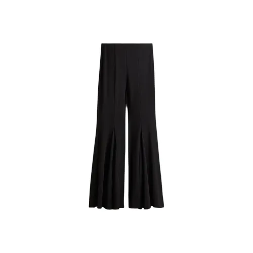 H&M Черные Женские Повседневные Штаны