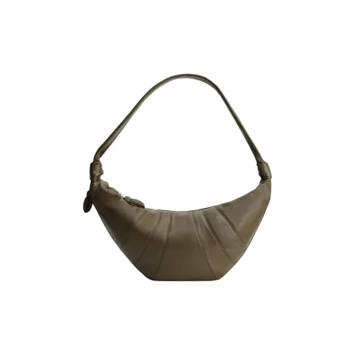 Lemaire Lambskin Bag Large Women's Dark Khaki Лемар Ламскин Сумка Большая Женская Темный Хаки