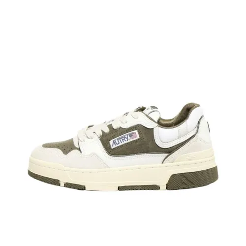 AUTRY Износостойкие Низкие Кроссовки для Скейтбординга Мужские Бежево-Зеленые