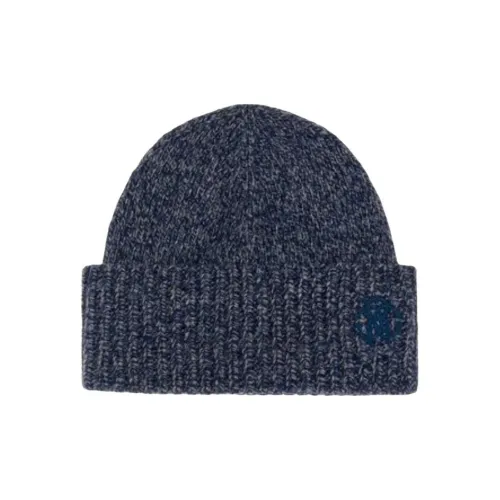 Roberto Cavalli Шерсть Бини Женские Серый Синий