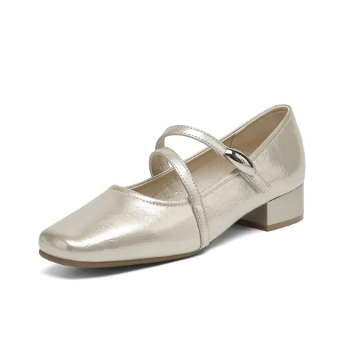 Daphne Квадратный каблук Туфли Мэри Джейн Женские