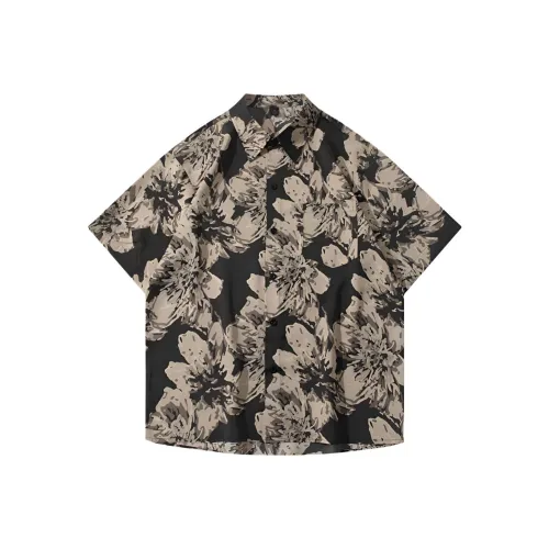 HYLHYL Черные Унисекс Рубашки