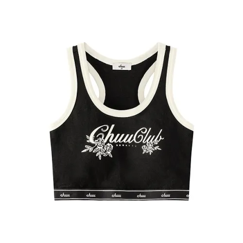 CHUU Черные Женские Майки