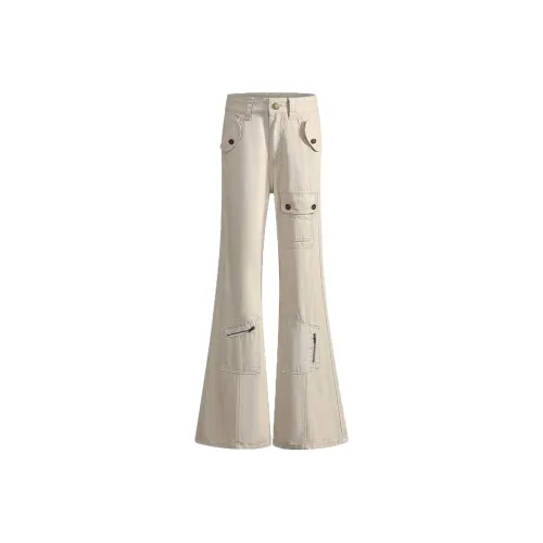 XDFM Осенние и зимние свободные брюки длиной до пола женские с эффектом утягивания