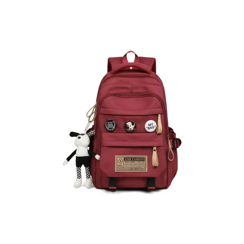 PT'SON Ткань Рюкзак Стандартный Женский Красный