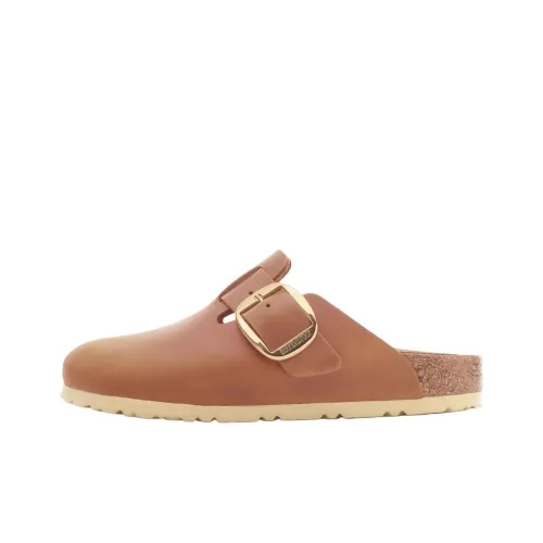 Биркенсток Бостон EVA Устойчивый к истиранию Домашние тапочки Женские Коричневый Узкий
