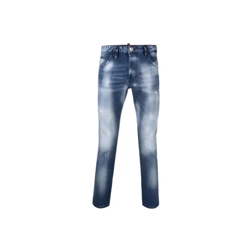 PHILIPP PLEIN Blue Men's Jeans  
PHILIPP PLEIN Синий Мужские Джинсы