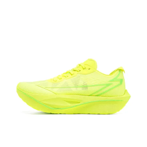 GATELESS Низкий топ беговые кроссовки унисекс неоновый зеленый