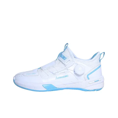 Кавасаки Traverse 2,0 Амортизация и Устойчивость к Износу Покрытие MID Топ Бадминтон Обувь Унисекс Jade Sea Синий