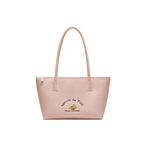 Серия Disney Winnie The Pooh ПУ (полиуретан) Сумка-тоут Сумка для покупок Сумка через плечо Стандартная Женская Абрикос Розовый