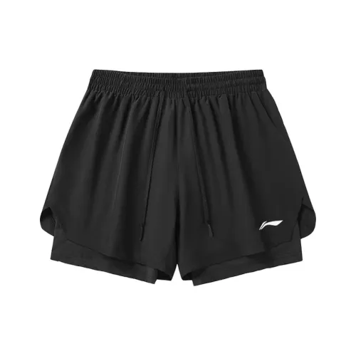 LINING Черные Женские Спортивные Шорты для Женщин