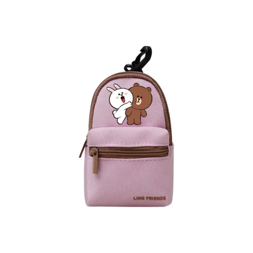 LINE FRIENDS Полиэстер Монета Кошелек Стандартный Женский Розовый