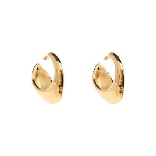 Givenchy Латунь Нижняя Заколка Серьги On Женские Золото