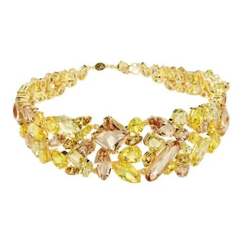 Swarovski Gema Кристальные ожерелья Женские Желтые