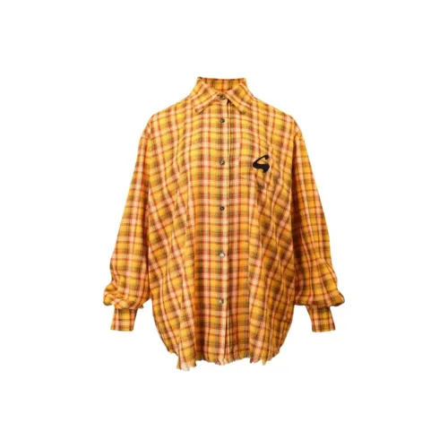 ABCMININ Желтые Женские Рубашки