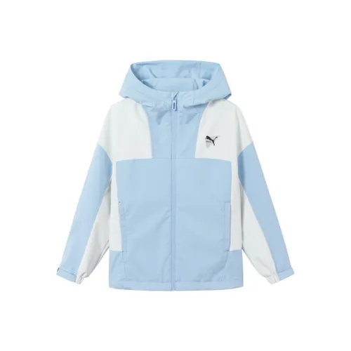 PUMA Куртка Синий Белый Тон Детская
