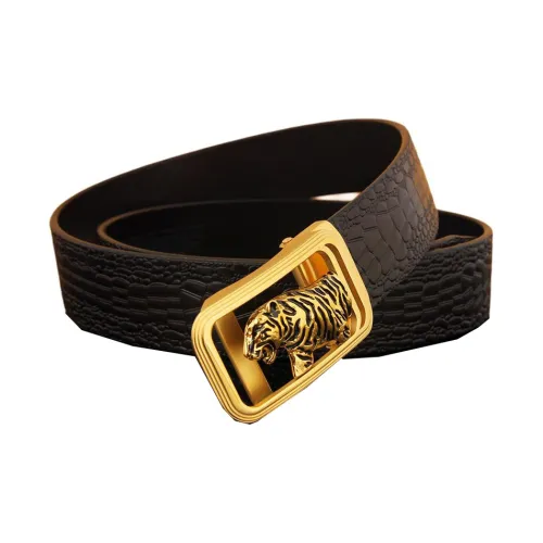 ROLLSNEA Нержавеющая сталь Кожаные ремни Мужской 3,4CM