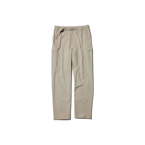 UNIQLO Бежевые Унисекс Повседневные Штаны