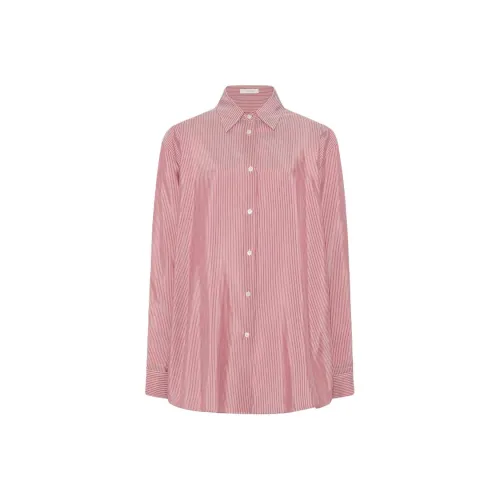 THE ROW Светло-красный и белый, женские рубашки