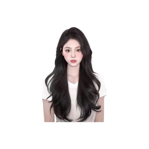 Перука Sweet Pillow House Full Head Lace Front Medium Elegance Big Wave Lazy Natural Full Wig High Temperature Yarn